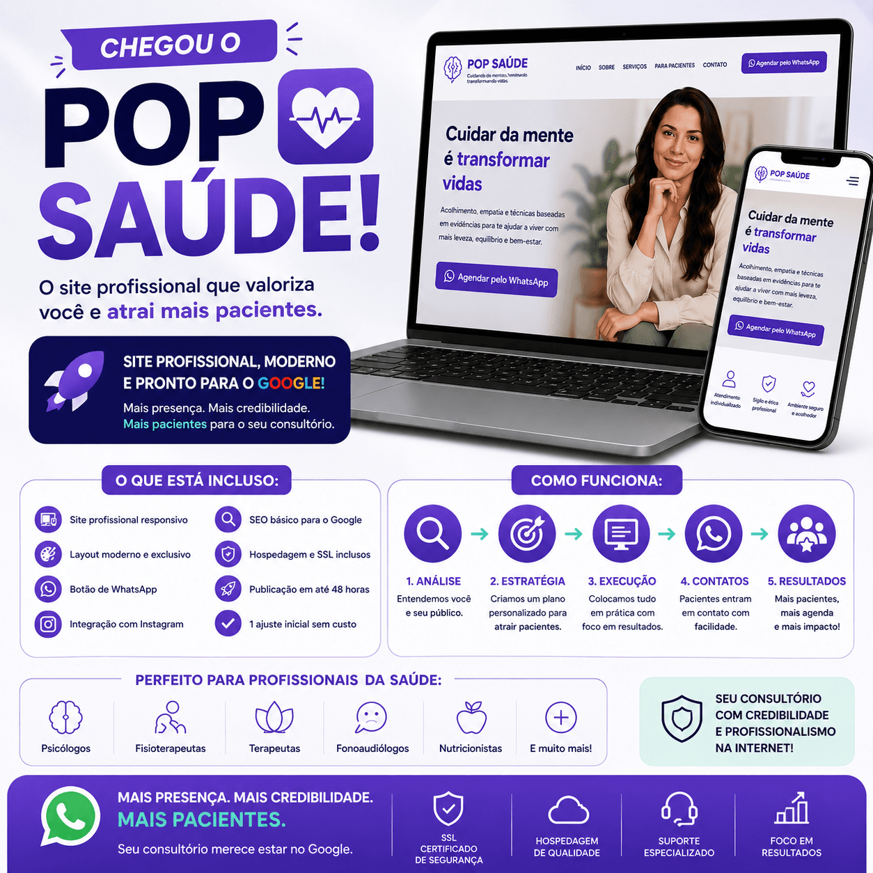 POP SAÚDE da Just Easy